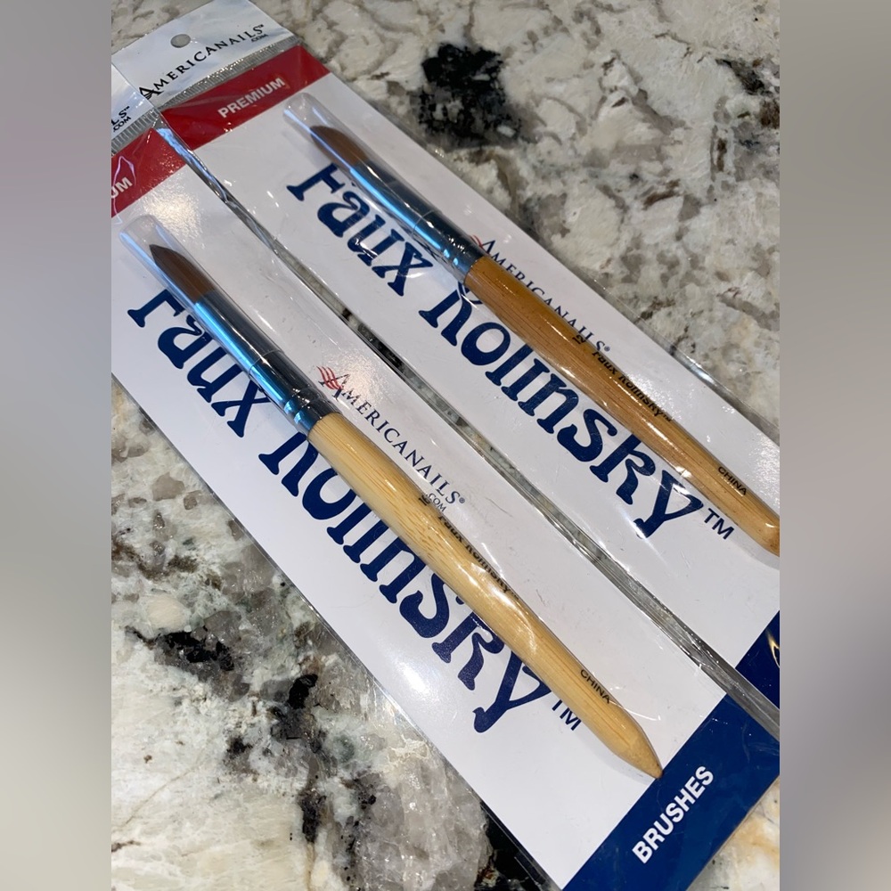 Acrylic Nail Brushes Faux Kolinsky